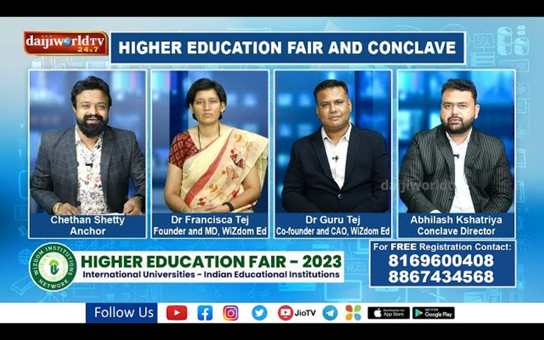 Special Talk on WiZdom Education Higher Education Fair and Conclave│Dr. Francisca Tej│Dr. Guru Tej